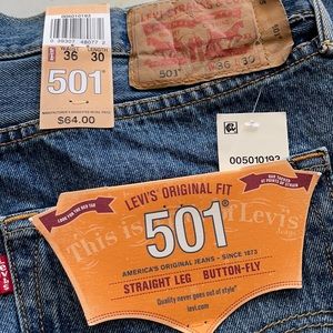 Men’s Levi’s NWT, 36/30. Retail 64.00